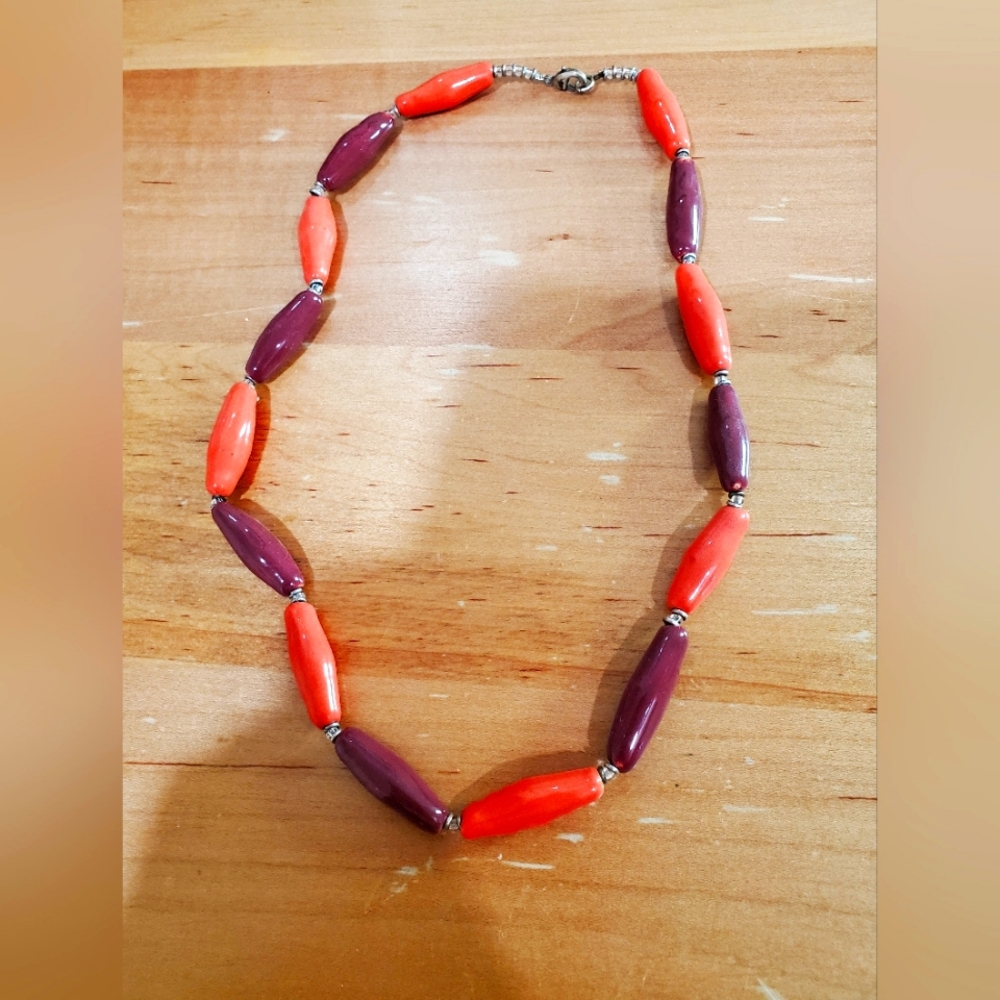 Colorful beaded necklace